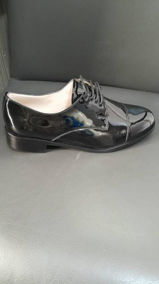 Toe Cap Patent Shoes (Ladies)